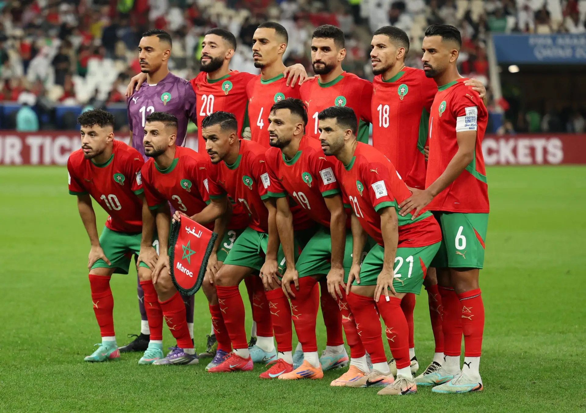 Morocco flies the Arab flag alone in global squad value rankings