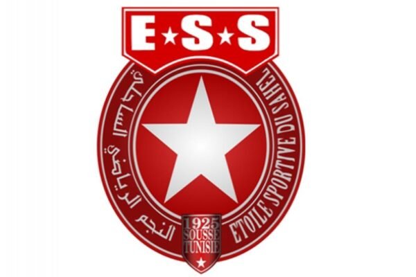 Logo of Etoile Sportive du Sahel (ESS): red shield with a white star inside a red circular emblem and ESS letters at the top
