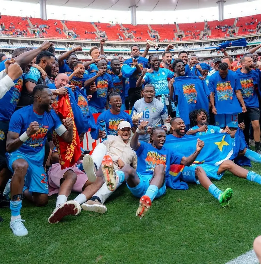 DR Congo Players React Emotionally After World Cup Qualification Win vs Jamaica