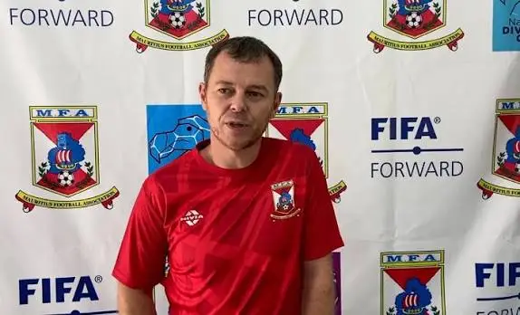 Guillaume Moullec during Mauritius press conference