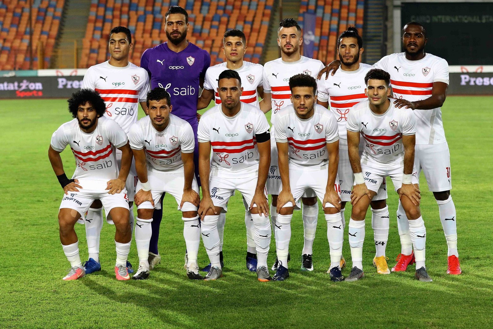 Zamalek players celebrating after reaching the CAF Confederation Cup final