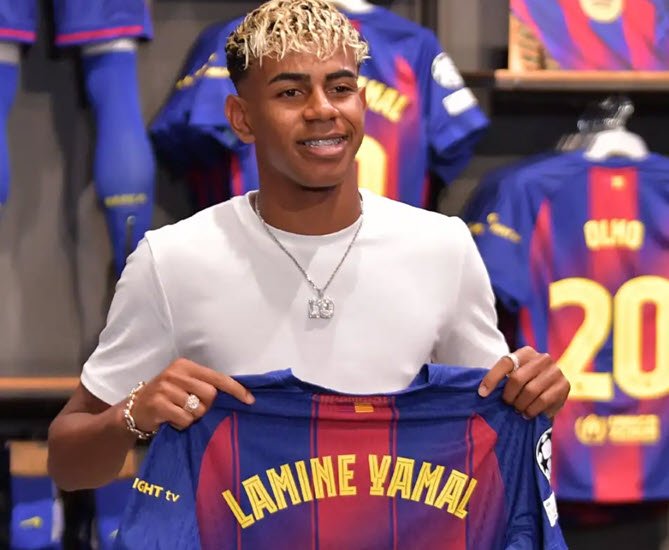 Yamal’s number 10 jersey sparks bidding frenzy among Barca Fans Yamal’s number 10 jersey sparks bidding frenzy among Barca Fans