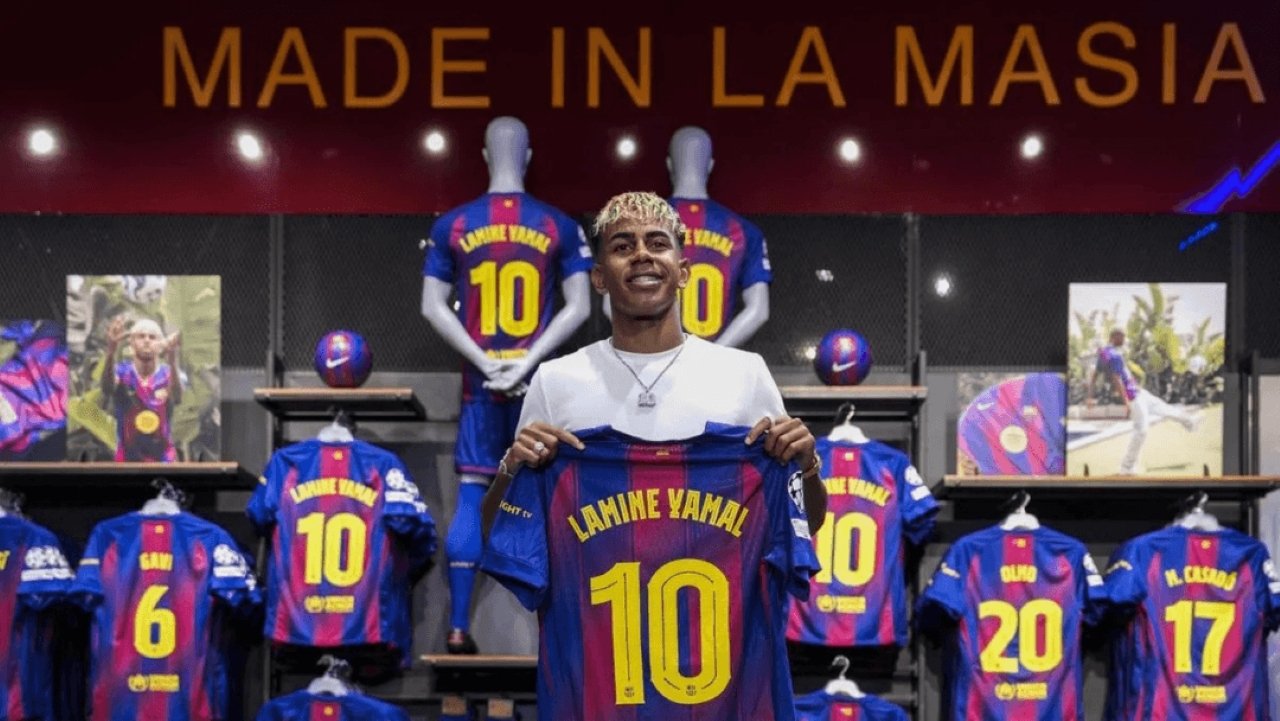 Lamine Yamal Jersey breaks auction record in Barcelona charity drive