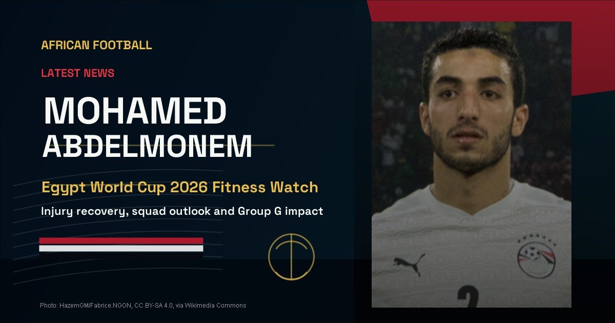 Mohamed Abdelmonem Egypt World Cup 2026 fitness watch featured image Mohamed Abdelmonem Egypt World Cup 2026 fitness watch featured image