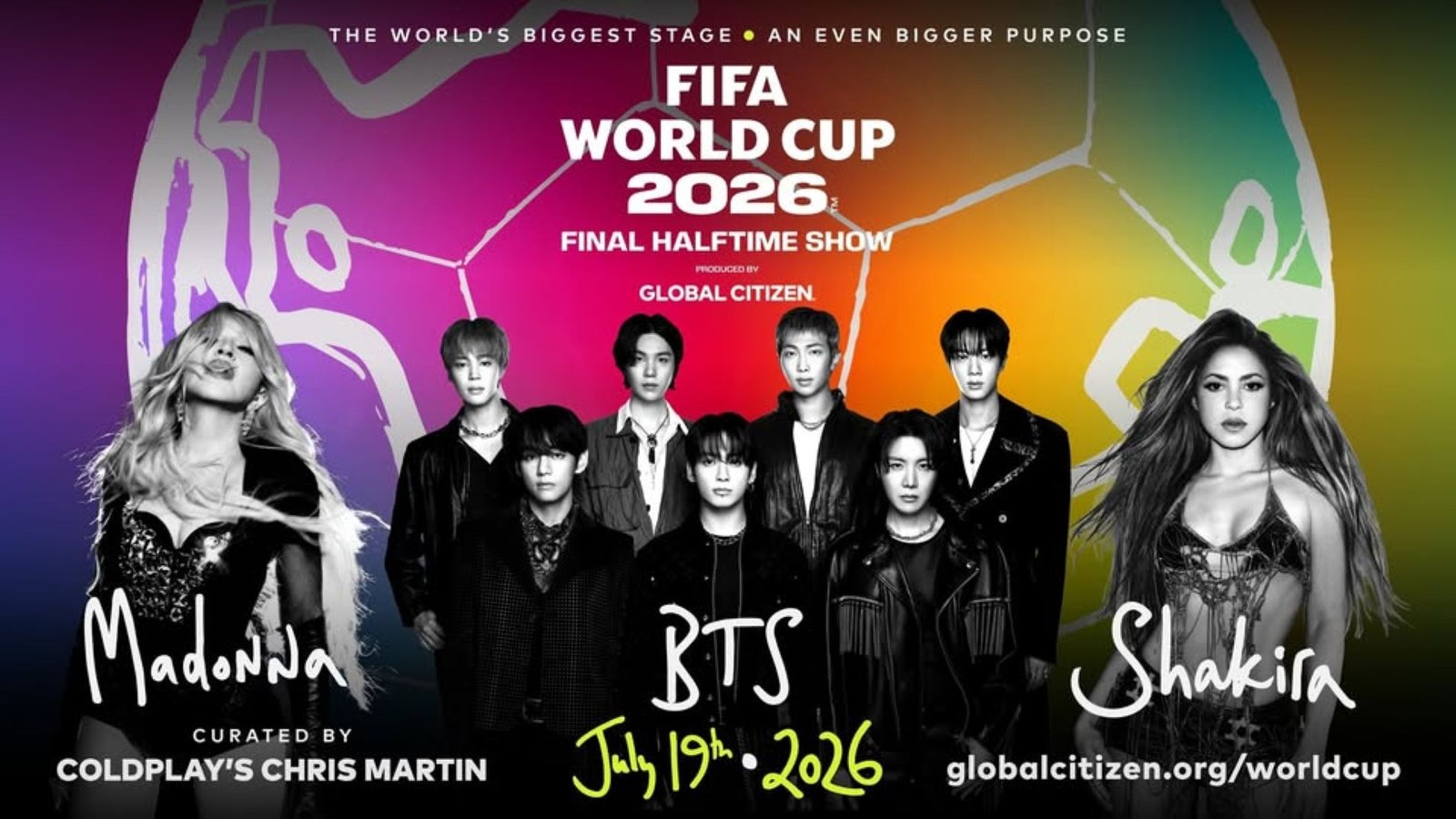 FIFA announces major music line-up for 2026 world cup final FIFA announces major music line-up for 2026 world cup final