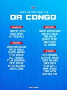 2026 World cup :DR Congo return to the world cup after 52-year wait-Group K PREVIEW 2026 World cup :DR Congo return to the world cup after 52-year wait-Group K PREVIEW