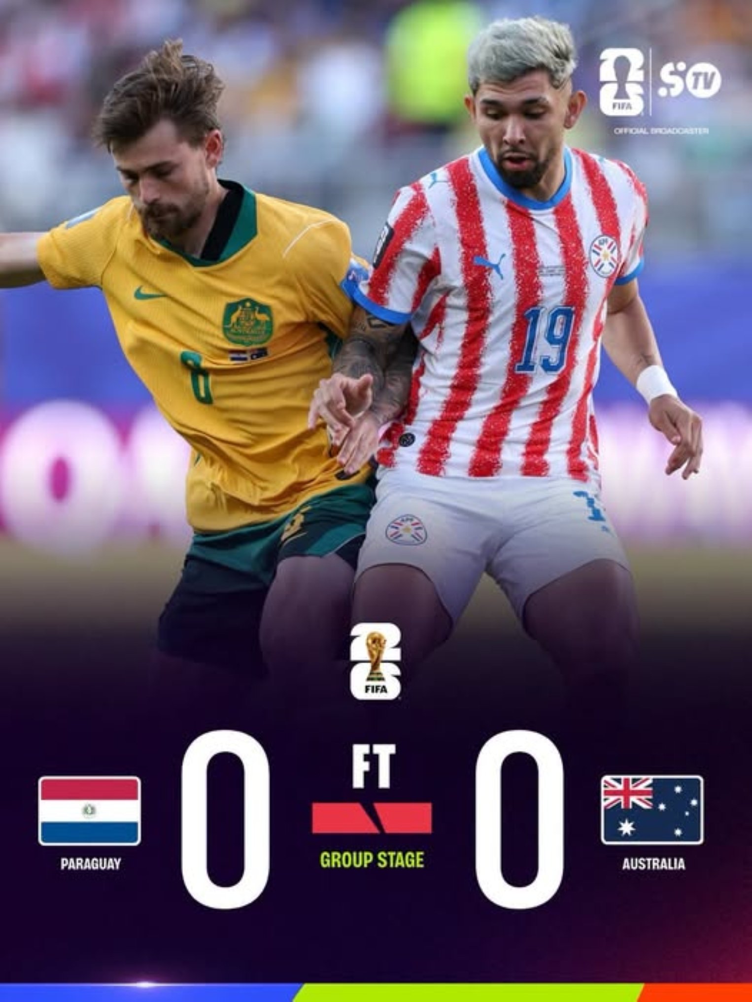 2026 World cup: Paraguay and Australia settle for goalless draw in final world cup group match 2026 World cup: Paraguay and Australia settle for goalless draw in final world cup group match